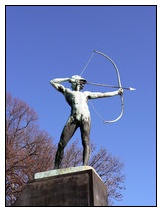 Bogensch&uuml;tze am Elbufer