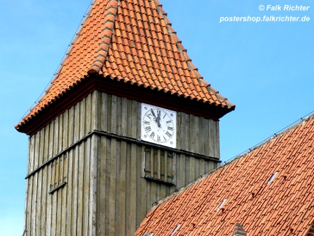 Kirchturmuhr in Middelhagen auf R�gen